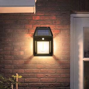 <b>LED</b> Wireless Durability Solar Wall Lamps Outdoor With IP65 Waterproof Smart <b>Motion</b> <b>Sensor</b> for Garden Wall Lantern Sconce <b>Lights</b> - Product Image 4