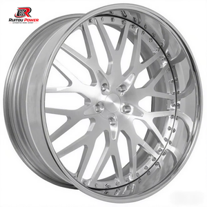 Jantes forgées personnalisées de 18, 19, 20, 21, 22, 23, 24 pouces, 5x120.65, 5x114.3, plaquées argent, polies, à lèvre profonde, pour Chevrolet Impala, <span class=keywords><strong>BMW</strong></span> M3, M4 - Product Image 1
