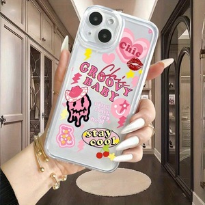 เคสโทรศัพท์มือถือ TPU นิ่มดีไซน์<span class=keywords><strong>การ์ตูน</strong></span>รูปใบหน้าผีฟ้าผ่าสำหรับ iPhone x XR XS XS MAX 11 12 13 14 15 PLUS - Product Image 3