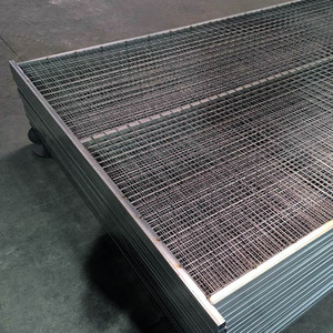 Hot Dipped Galvanized Steel <strong>Welded</strong> Wire Mesh 6X10FT Temp Fence Panels Event Construction Site Canada Temporary Fence with Gate - Product Image 3