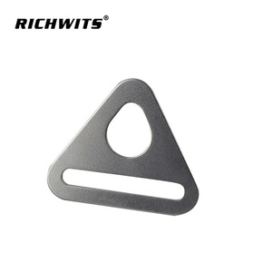 RICHWITS Boucle triangulaire en acier inoxydable ZB7899 pour renforcement des points de tension de tente et gestion des cordes - Product Image 3