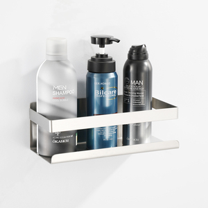 Giá để đồ nhà tắm bằng thép không gỉ 304, dán tường tự dính, kệ tắm, giá để dầu gội - Product Image 3