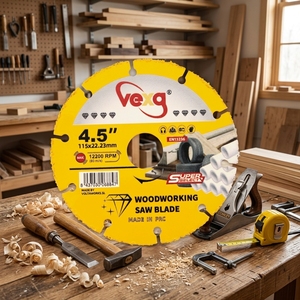 Disco de Corte de Diamante de 115 mm, Hoja de Sierra de Diamante para Trabajar la Madera de 4.5 Pulgadas, para Madera Maciza, PVC, PE, Tuberías <span class=keywords><strong>PPR</strong></span>, Acrílico - Product Image 5