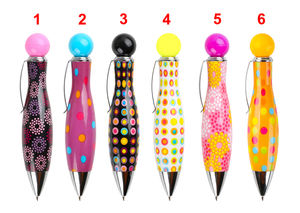 ปากกาลูกลื่นพลาสติก ABS รูปทรงโบว์ลิ่งน่ารัก สำหรับขายส่ง ปรับแต่งโลโก้ได้ เหมาะสำหรับของขวัญโรงเรียนและเด็ก - Product Image 6