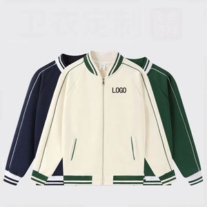เสื้อแจ็คเก็ตบอมเบอร์ลายพรางแบบกำหนดเอง ผ้าโพลีเอสเตอร์สีสันตัดกัน สไตล์วาร์ซิตี้ สำหรับทุกเพศ - Product Image 5