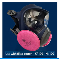 Respirateur KN95 réutilisable en silicone, demi-masque jetable anti-poussière, cartouche filtrante anti-virus, peinture chimique en aérosol