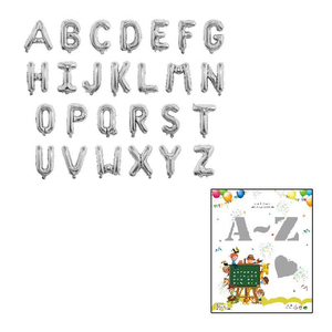 Paquete Individual <span class=keywords><strong>de</strong></span> 16 Pulgadas, Juego <span class=keywords><strong>de</strong></span> Globos con Letras del Alfabeto, Lámina Mylar, para Decoración <span class=keywords><strong>de</strong></span> Fiesta <span class=keywords><strong>de</strong></span> Cumpleaños <span class=keywords><strong>de</strong></span> Boda, Banner, Frase Personalizada - Product Image 3