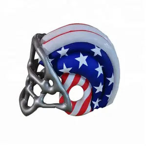 D03 PVC inflatable Rugby helmet inflatable toy ball helmet durable eco-friendly plastic made