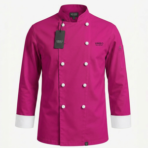 Material de Fácil Cuidado para Chefs, Cocineros, Personal de Cocina, Chaqueta de Chef para Restaurante, Ropa de Trabajo Duradera, Tela Premium, Ajuste Cómodo - Product Image 1