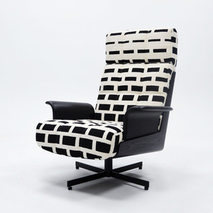 Modern Fabric Leisure <b>Chair</b> High Backrest Swivel Lounge <b>Chair</b> Single-Person Bedroom Home <b>Living</b> <b>Room</b> Furniture Customizable - Product Image 2