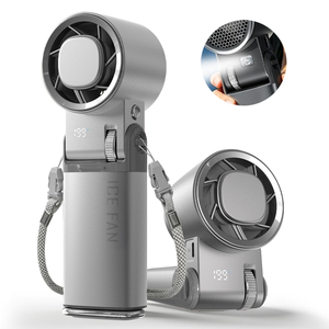 Ventiladores Mini Ultra-rápidos al por Mayor, Ventilador de Mano Recargable por USB, Ventilador Portátil para el Hogar y Exteriores con Almohadilla de Enfriamiento - Product Image 1