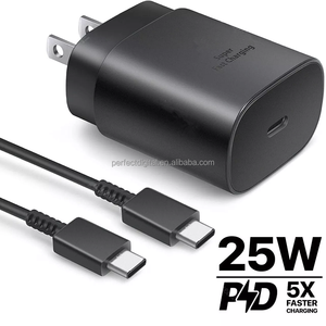 <span class=keywords><strong>Cargador</strong></span> <span class=keywords><strong>Original</strong></span> de Fábrica 25W PD <span class=keywords><strong>Tipo</strong></span> <span class=keywords><strong>C</strong></span> TA800 con Enchufe EU/US de 3 Pines, Adaptador de Corriente USB-<span class=keywords><strong>C</strong></span>, <span class=keywords><strong>Cargador</strong></span> Superrápido para Samsung S25 S24 - Product Image 1