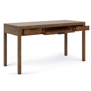 Scrivania da Ufficio DU'S Moderna in Legno Massello Fatta a Mano con Due Cassetti, Nata per l'Ufficio - Product Image 3