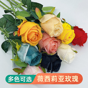 <b>Artificial</b> Roses Silk Flower <b>Bouquet</b> 30cm-100cm High Simulation Wedding Home Decor Photography Props - Product Image 5