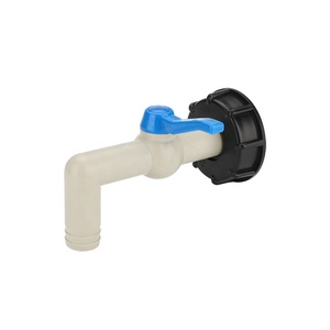 S60x6 adaptateur de qualité alimentaire connecteur de <span class=keywords><strong>robinet</strong></span> en plastique Kit de <span class=keywords><strong>sortie</strong></span> de valve filetée IBC fourre-tout accessoires de réservoir d'eau raccords de tuyauterie 2 pouces - Product Image 1