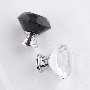 모던 럭셔리 96mm K9 크리스탈 아연 합금 불규칙 모양 서랍 손잡이 옷장 손잡이 로즈 골드 캐비닛 손잡이 - Product Image 6