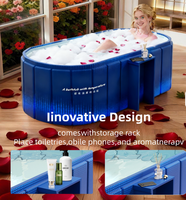 Baignoire pliable en PVC Blue Rhythm, grande capacité, écologique, spa portable à domicile