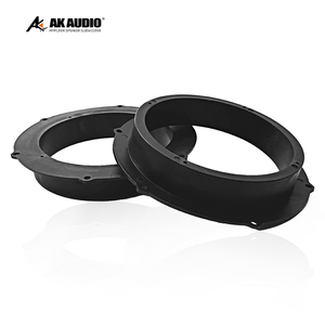 AK-11 6.5 pouces voiture haut-parleur montage entretoises adaptateur anneaux montage support anneau pour Audi pour <span class=keywords><strong>VW</strong></span> Magotan Skoda haut-parleur entretoises noir - Product Image 5
