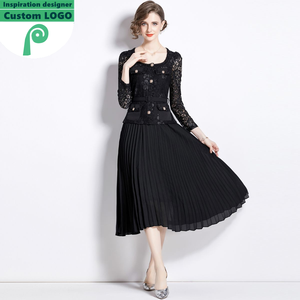 9062-98-830 <span class=keywords><strong>Abiti</strong></span> Lunghi <span class=keywords><strong>Eleganti</strong></span> da Donna su Misura, Ispirazione Vintage, Produzione OEM all'Ingrosso - Product Image 2