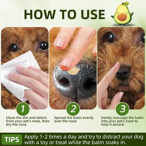 OEM/ODM Custom Private Brand Logo 100% Natural Organic Cocoa Butter Calcium-Based Pet Care Supplement 60g Tube Pet <strong>Snout</strong> <strong>Soother</strong> - Product Image 2