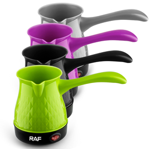 RAF 600W caffettiera elettrica BPA Free interno di alta qualità corpo in plastica con lampada a LED facile operazione per la preparazione di bevande calde - Product Image 1