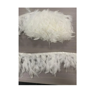 Encaje de Plumas de Gallo Elegante, Ecológico, Hecho a Mano y Ligero para Vestidos de Novia, Moda, Costura y Diseño Creativo - Product Image 3