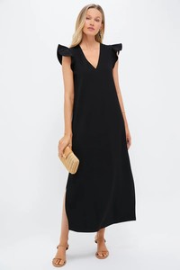 Elegante Vestido de Verano Casual para Fiesta, sin Mangas, Largo hasta el Tobillo, Cuello en V, Transpirable, Ecológico, de Spandex/Algodón, Corte en A, para Maternidad - Product Image 2