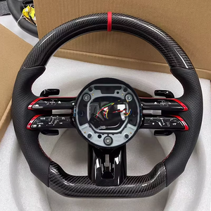 <span class=keywords><strong>Volante</strong></span> de Cuero para Mercedes Benz <span class=keywords><strong>AMG</strong></span> G63 W212 W222 W213 W205 W211 W204 CLA CLS SL500 - Product Image 1