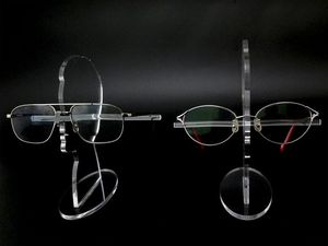 Hình dạng đầu Acrylic kính hiển thị kính mát đứng trong suốt <span class=keywords><strong>plexiglass</strong></span> duy nhất Kính mắt chủ cho nhà hoặc cửa hàng - Product Image 6