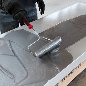 Époxy de finition <span class=keywords><strong>pour</strong></span> table fabriqué en usine, surface sans joint et non poreuse <span class=keywords><strong>pour</strong></span> la création et la rénovation d'œuvres d'art de table en résine - Product Image 1