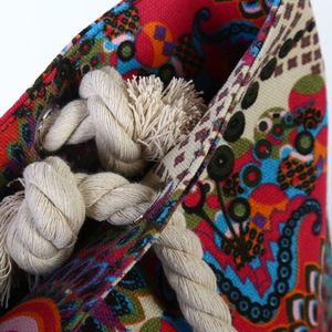 Corda di cotone Extra Grande Capacità di Viaggio del Commercio All'ingrosso Borse Da Spiaggia - Product Image 4