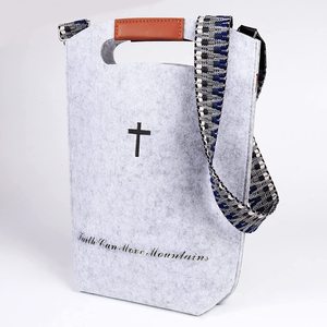 Sacoche de transport personnalisée Fourre-tout en feutre pour femmes et hommes <span class=keywords><strong>Bandoulière</strong></span> de collocation - Product Image 1
