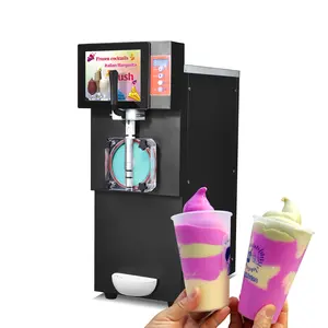 Frozen dispenser single tank ice slush machine/margarita slushy puppy machine/frozen drink machine commercial