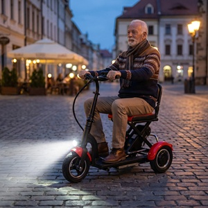 Scooter à 3 roues, léger et pratique, scooter électrique à 3 roues avec rangement facile - Product Image 1