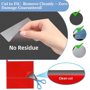 6PCS siêu chịu nhiệt hai mặt dính Pads 60% mạnh mẽ hơn bọt thời tiết tùy chỉnh kính chắn gió Băng nhiệm vụ nặng nề - Product Image 5