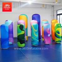 Ballons en PVC personnalisés Oxford PVC Double couche ballon publicitaire cylindre gonflable