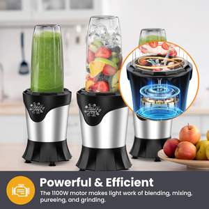 3 in 1 Blender sıkacağı mikser öğütücü için Push Button elektrikli kişisel Blender mutfak ev taşınabilir sıkacağı blender - Product Image 5