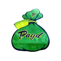 Sacs en Mylar de qualité alimentaire refermables avec fermeture éclair, résistants aux enfants, holographiques, comestibles, personnalisés, 3,5 g, étanches aux odeurs, pour chewing-gum, lait, gelée