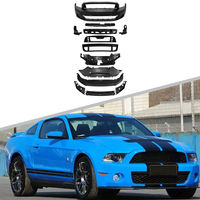 Kit de carrosserie pour pare-chocs avant GT500 avec feux antibrouillard pour Mustang 2010-2014 GT V6 Shelby, pièces automobiles autocollantes de haute qualité