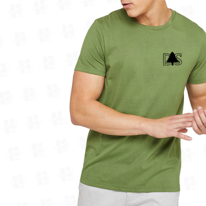 Camiseta Deportiva para Hombre de Alta Calidad con Serigrafía Personalizada, Corte Regular, Secado Rápido, 50/50 Poliéster/Algodón - Product Image 3