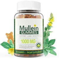 Gummies de molène de qualité supérieure - Best-seller Amazon - Améliore la densité osseuse - 60 unités - Vente directe usine - Personnalisation OEM disponible