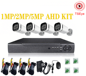 Sistema de Cámara de Seguridad CCTV TSEye AHD a Todo Color de 1MP 2MP 5MP, Kit de Cámara Analógica XVR con DVR y Cable para Uso en Exteriores - Product Image 2
