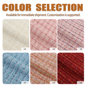 Herfst- en wintersfeer Warmgekleurde dubbelzijdige polyester tweed, met zowel aanvoelende als uiterlijk aantrekkelijke uitstraling - Product Image 6