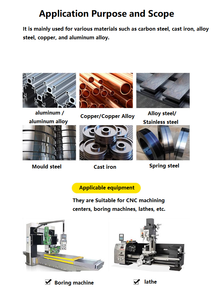 Vonfram thép xoắn hợp kim cứng tấm thép không gỉ mở lỗ CNC điều khiển số tùy chỉnh mũi khoan - Product Image 6