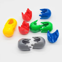 Connecteur en plastique 16 mm pour filet d'escalade, boucle de corde, accessoires de terrain de jeu, attache en plastique pour corde combinée