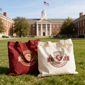 Sac à bandoulière en toile pliable à motif de dessin animé avec fermeture ouverte, grande capacité pour la publicité et l'usage quotidien - Product Image 1