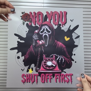 Adesivi <span class=keywords><strong>Horror</strong></span> <span class=keywords><strong>di</strong></span> Halloween appositamente progettati per la stampa a trasferimento termico pellicole per animali domestici lavabili per indumenti personalizzati adesivi per t-shirt - Product Image 2