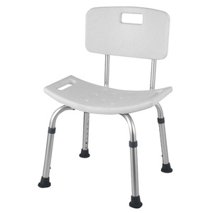 Chaise de douche KJ en ABS et alliage d'aluminium, capacité 250 kg, hauteur réglable, équipement de sécurité pour salle de bain - Product Image 2