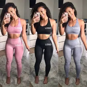 Ropa Deportiva Ladies Gym Fitness abbigliamento sportivo vita alta Activewear Suit abbigliamento da allenamento Active Wear donna Seamless Yoga Set