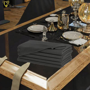 Serviettes en tissu en gros 16x16 carrées faites à la main personnalisées résistantes aux plis lavables en machine modernes - Product Image 3